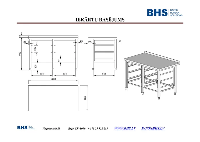 Järelpesulaud koos koht kastile 1200 mm